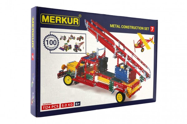 Stavebnice Merkur 7 100 modelů 1124 ks