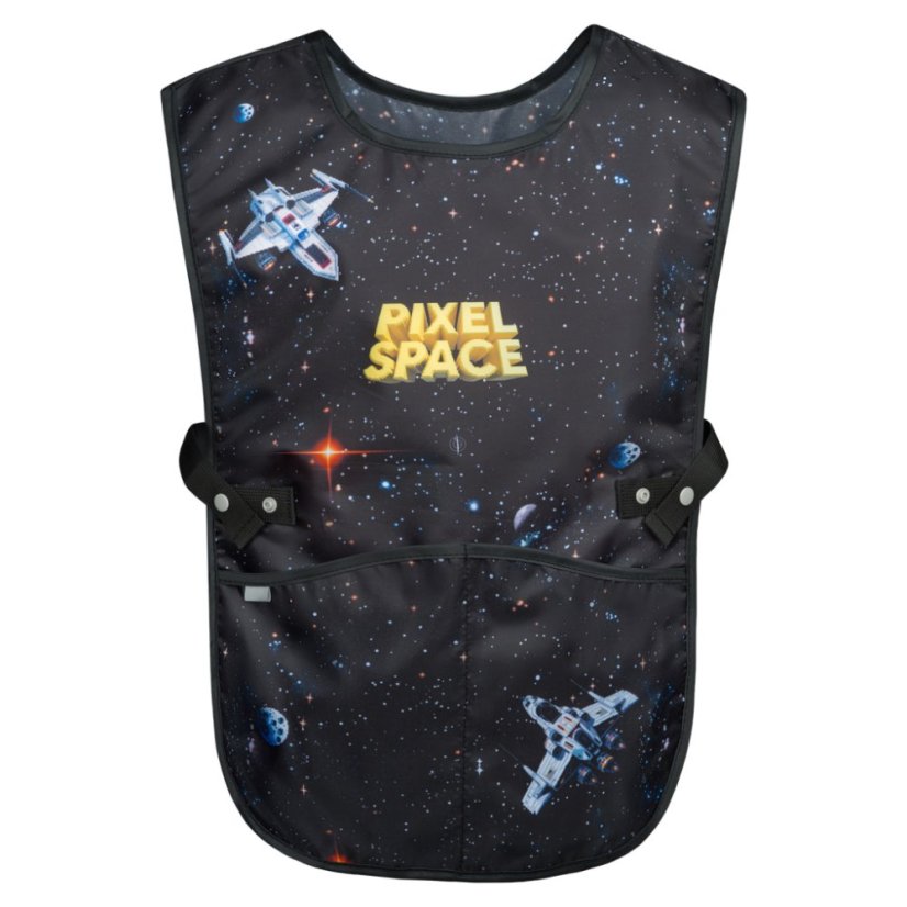 BAAGL SET 5 Zippy Plus Pixel Space: aktovka, penál, sáček, zástěra, peněženka - Baagl