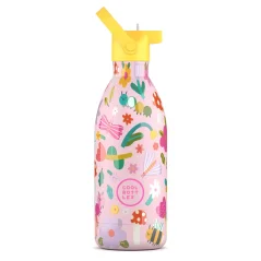 Detská termo fľaša z nerezovej ocele COOL BOTTLES Kids Bug Life trojvrstvová 500 ml 3D
