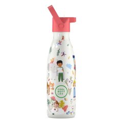 Detská termo fľaša z nerezovej ocele COOL BOTTLES Kids Curious Explorers trojvrstvová 350ml 3D