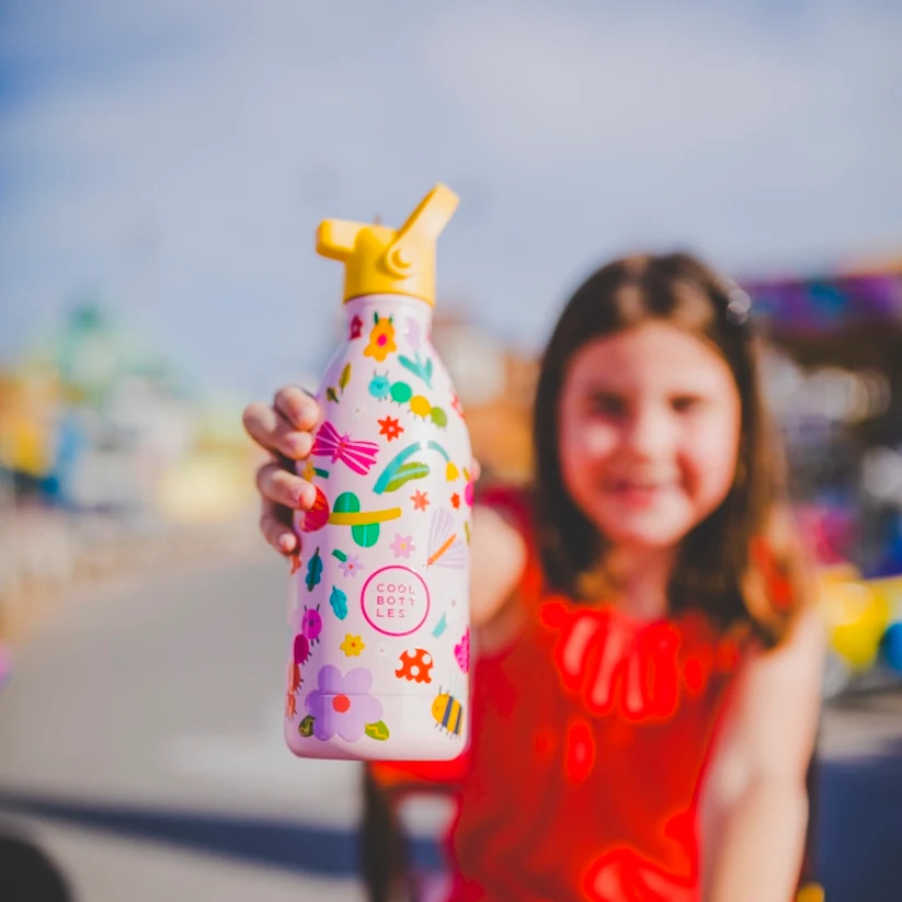 Dětská nerezová termolahev COOL BOTTLES Kids Bug Life třívrstvá 500 ml 3D