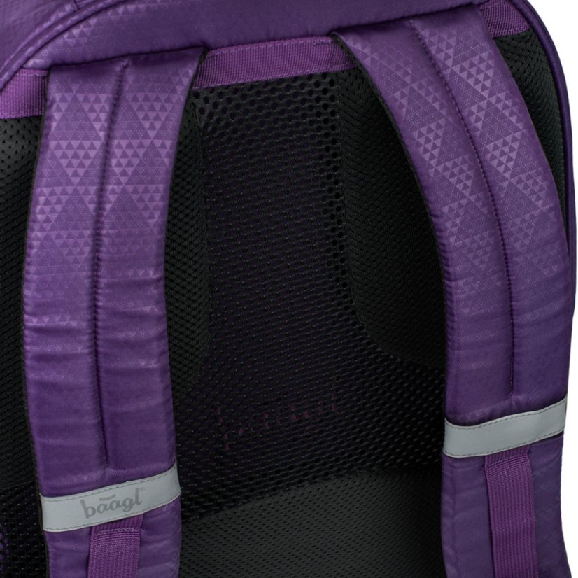 BAAGL Školní batoh Coolmate Plum - Baagl