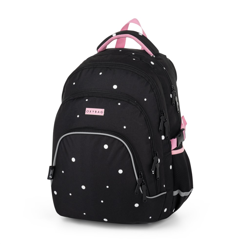 Studentský batoh OXY SCOOLER Dots - Oxybag (Karton P+P)