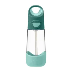 B.Box láhev na pití s brčkem 450 ml – Emerald Forest
