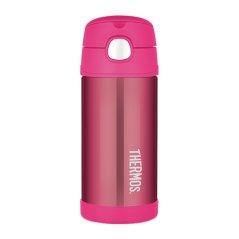 Detská termoska Funtainer so slamkou 355 ml - ružová