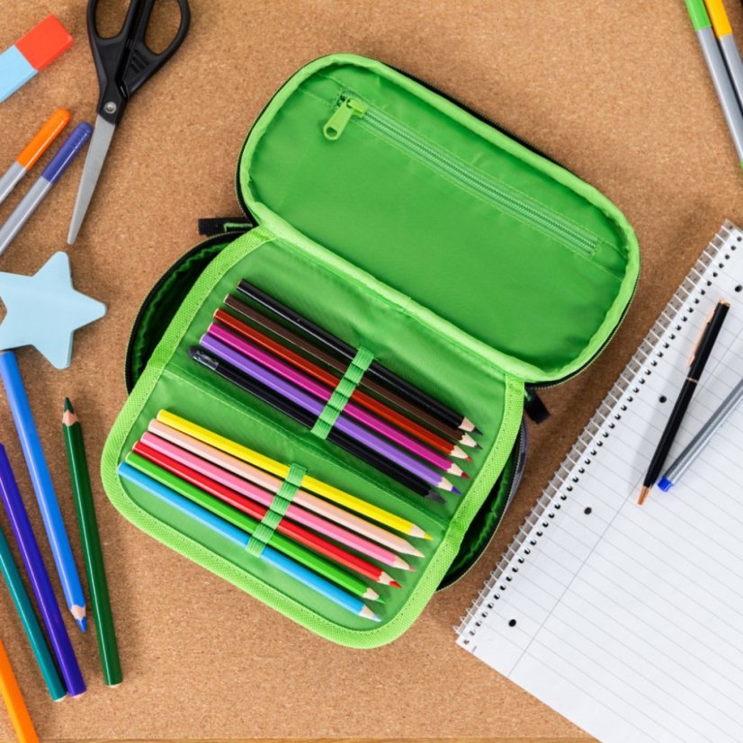 BAAGL Školní penál etue Skate Minecraft TNT - Baagl