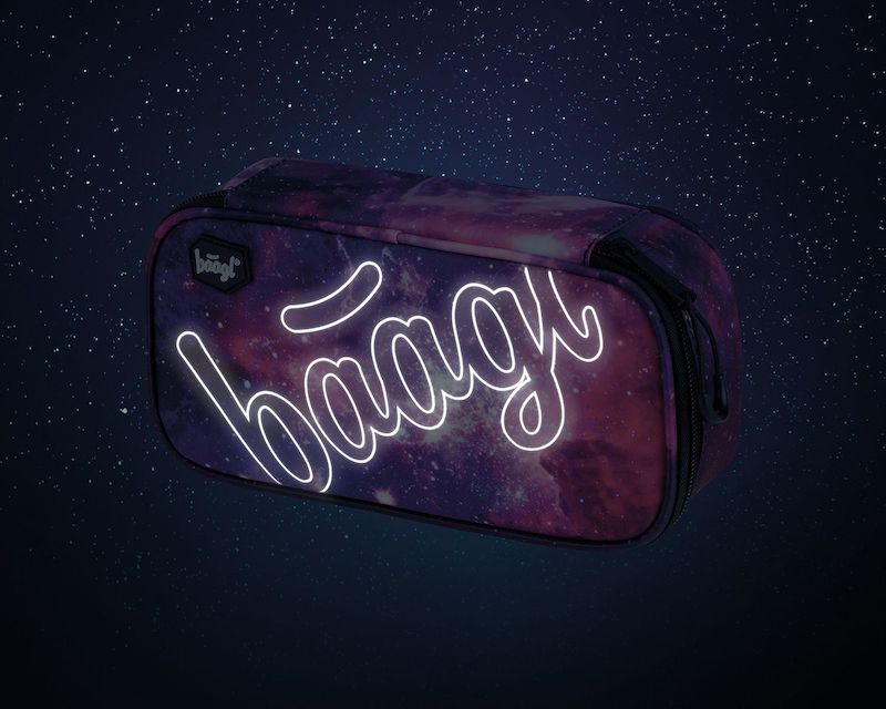 Penál etue Baagl Skate Galaxy
