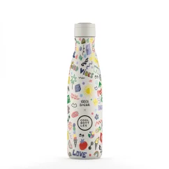 Termo fl'aša z nerezové ocele Cool Bottles Xclusive! Good Vibes trojvrstvová 500 ml