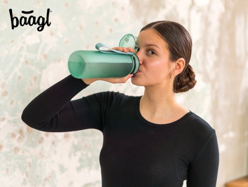 BAAGL Tritanová láhev na pití Green, 800 ml - Baagl