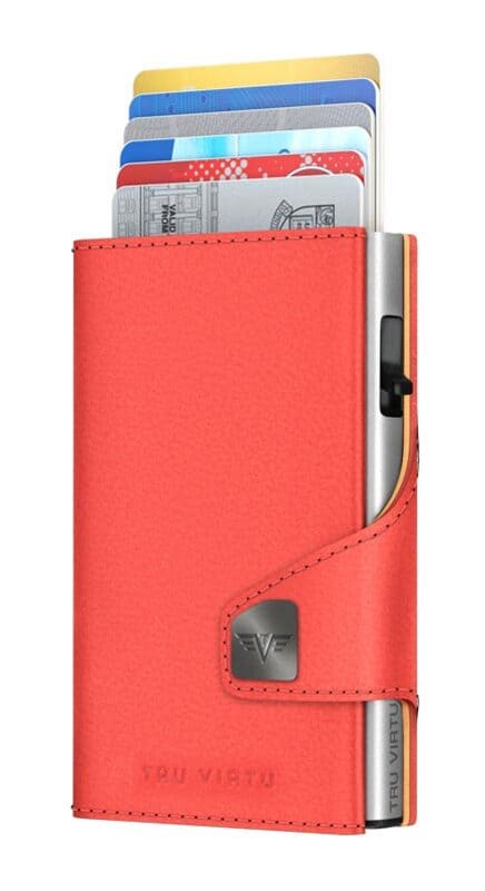 Vegan Bio Apple peněženka TRU VIRTU CLICK & SLIDE - Coral
