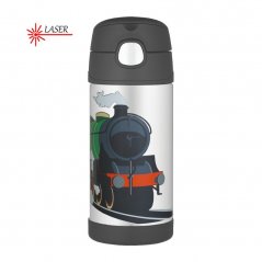 Thermos Funtainer dětská termoska s brčkem 355 ml - vlak