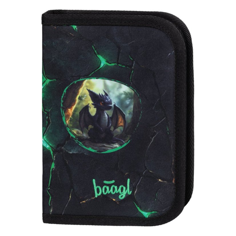 BAAGL SET 5 Zippy Draci: aktovka, penál, sáček, zástěra, peněženka - Baagl