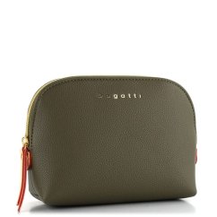 Dámská kosmetická taška Bugatti Ella olivová oválná