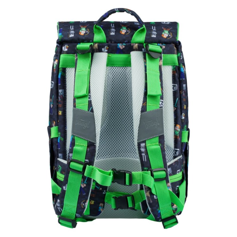 BAAGL SADA 3 Airy Minecraft: batoh, peračník, vrecko - Baagl