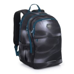 Studentský batoh Modré žíhání Topgal RUBI 25034 Studentský batoh Modré žíhání Topgal RUBI 25034