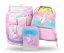 BAAGL 3 SET Airy Rainbow Unicorn: aktovka, penál, sáček
