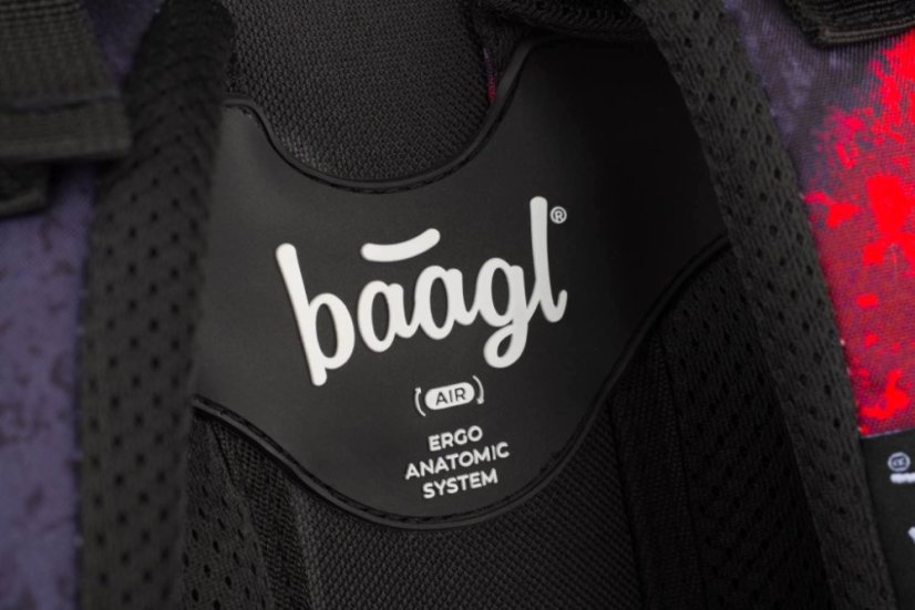 BAAGL Školní batoh Core Láva - Baagl