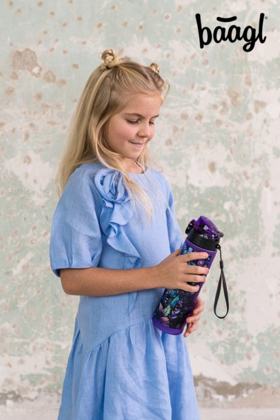 BAAGL Tritanová láhev na pití Jungle Panda, 700 ml - Baagl