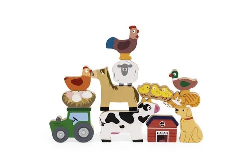 Dřevěná balanční sada farma Viga