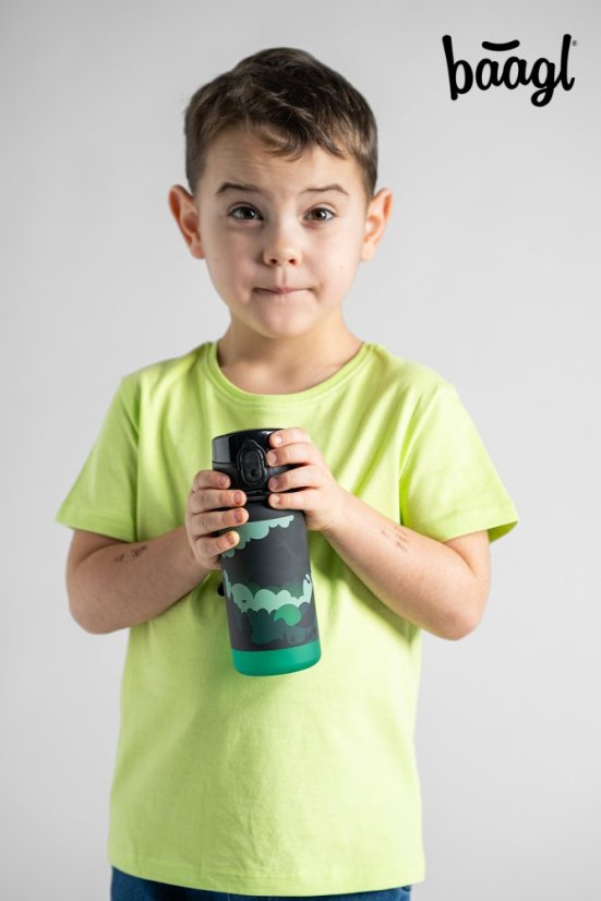 Baagl Gradient Dragon 350 ml detská fľaša na pitie z Tritanu