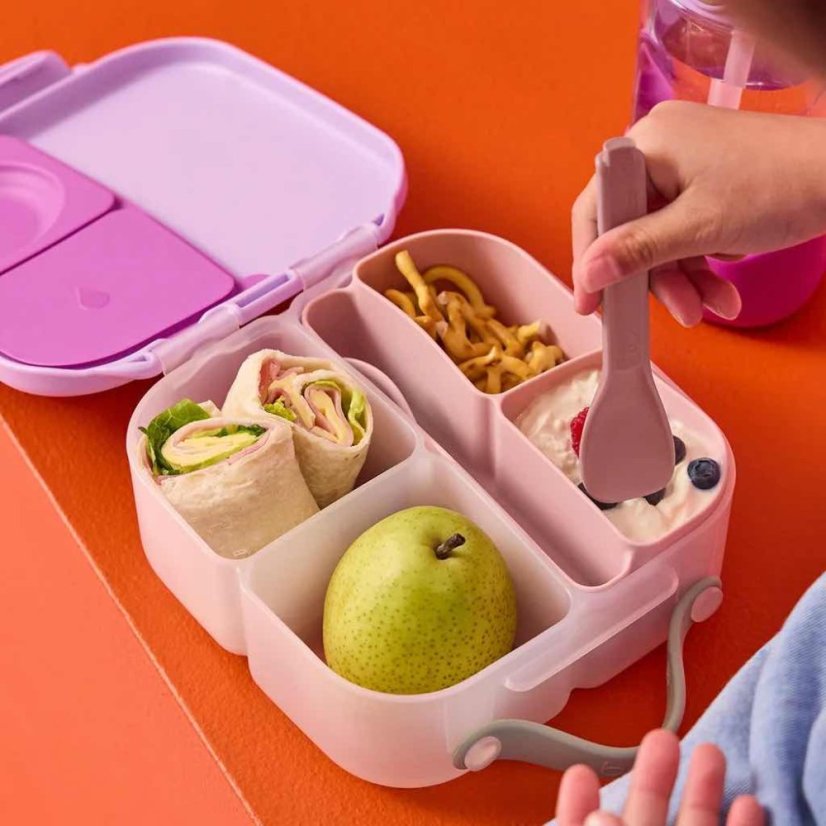 b.box Silikónový bento organizér do stredného boxu Ružový