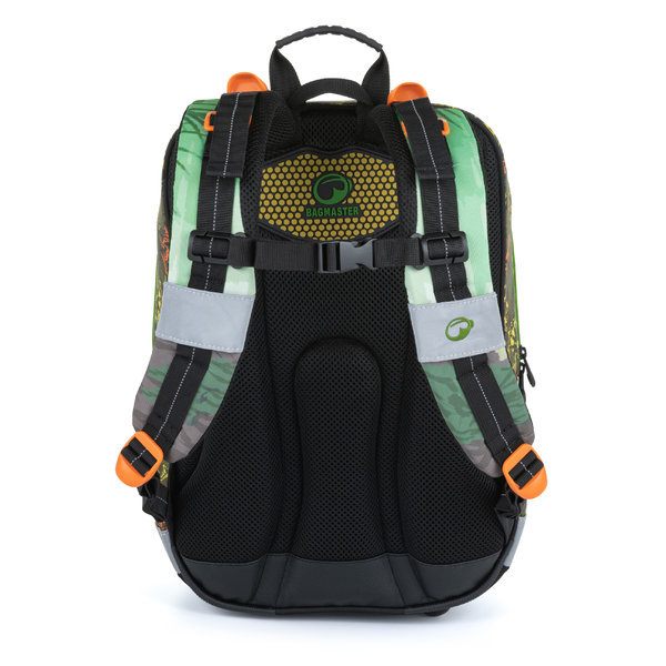 Školní batoh v setu pro prvňáčky BAGMASTER ALFA 21 C GREEN/BLACK