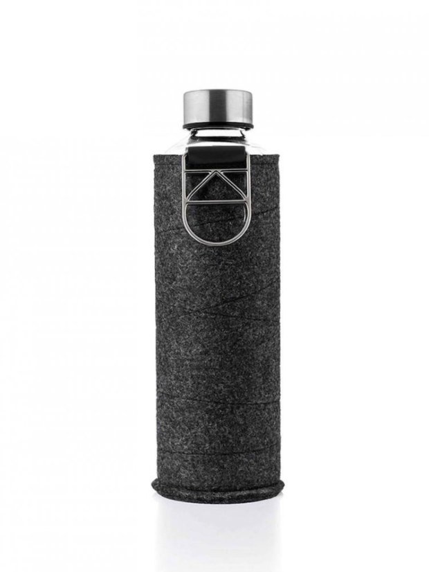 Láhev na pití Equa Mismatch Silver 750 ml s plstěným pouzdrem