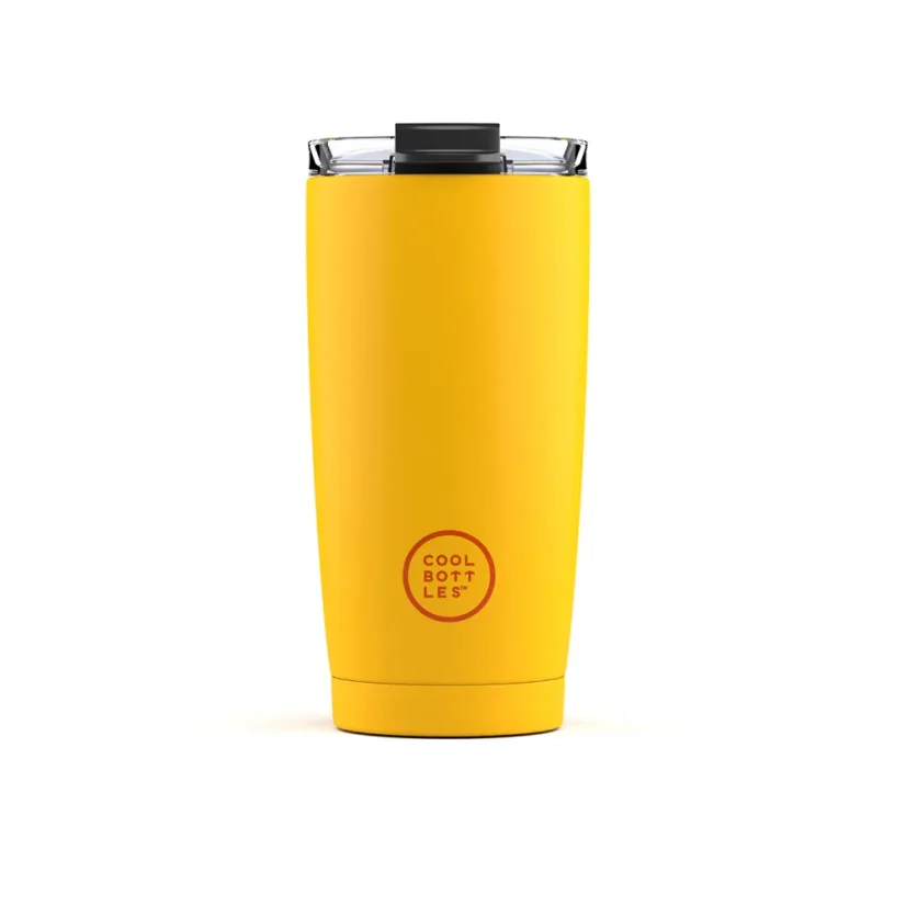 Nerezový termohrnek COOL BOTTLES Vivid Yellow třívrstvý 550ml