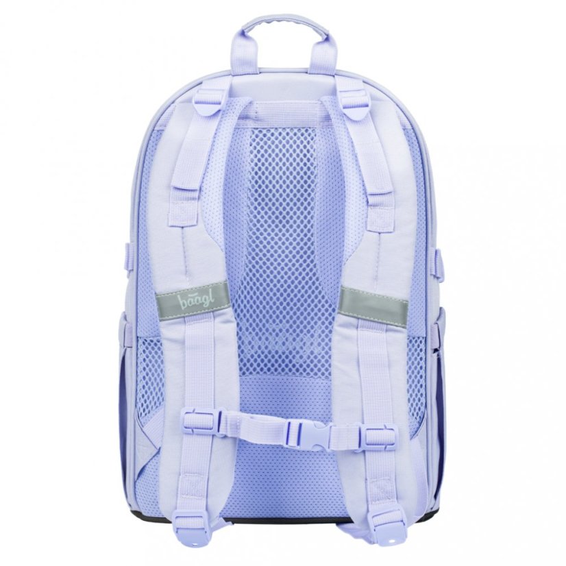 BAAGL 3 SET Skate Lilac: batoh, penál, sáček - Baagl