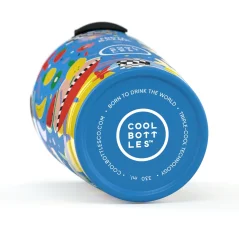 Nerezový termohrnček Cool Bottles Xclusive! Eddie Baehr - Sunshine Fiesta 330 ml