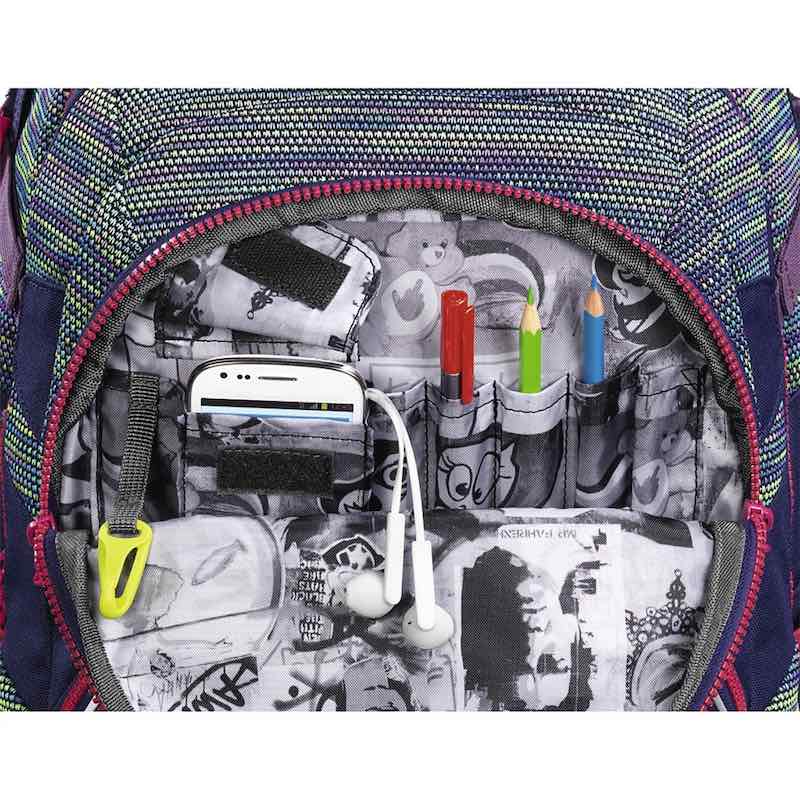 Školní batoh coocazoo JobJobber2, Wildberry Knit+ BONUS SPORTOVNÍ PYTEL za 1,- Kč