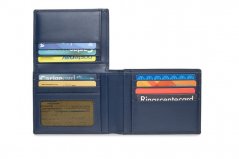 Pánská peněženka bez kapsy na mince Roncato PASCAL modrá