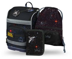 BAAGL SADA 3 Zippy Plus Pixel Space: aktovka, peračník, vrecko - Baagl