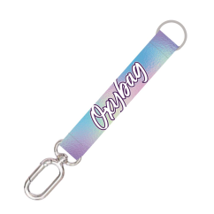 Krátká klíčenka s karabinkou Holographic - Oxybag (Karton P+P)