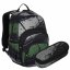 Zelenošedý studentský batoh v setu Topgal SKYE 23031