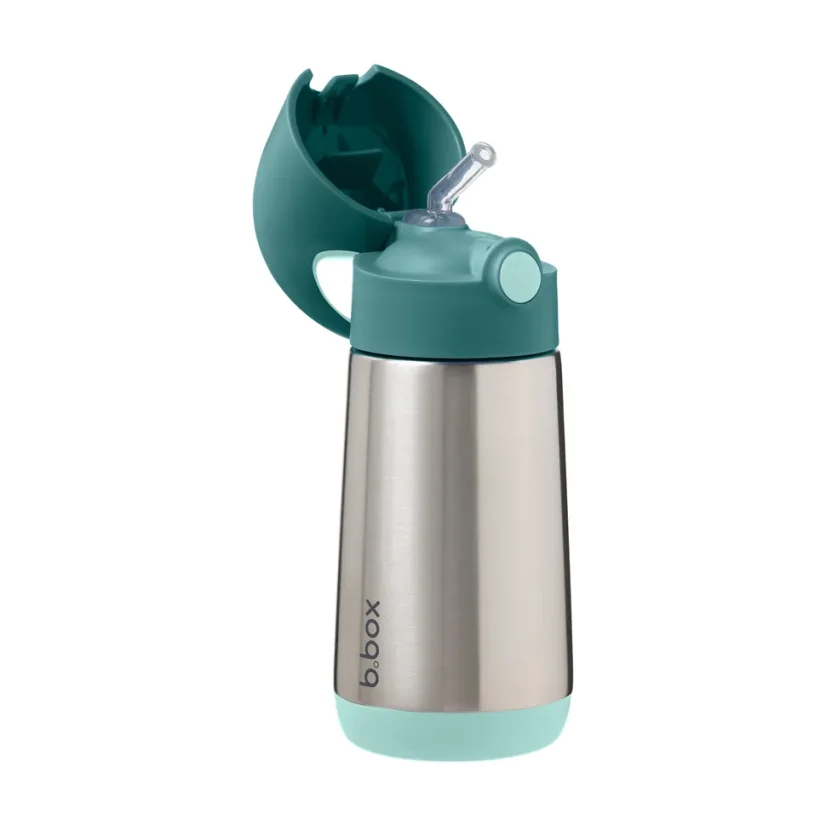 B.Box termoska na pití s brčkem 350 ml – Emerald Forest