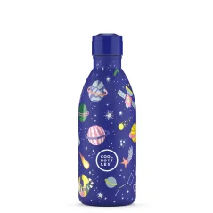Detská termo fľaša z nerezovej ocele COOL BOTTLES Kids Stellar Journey trojvrstvová 500 ml 3D