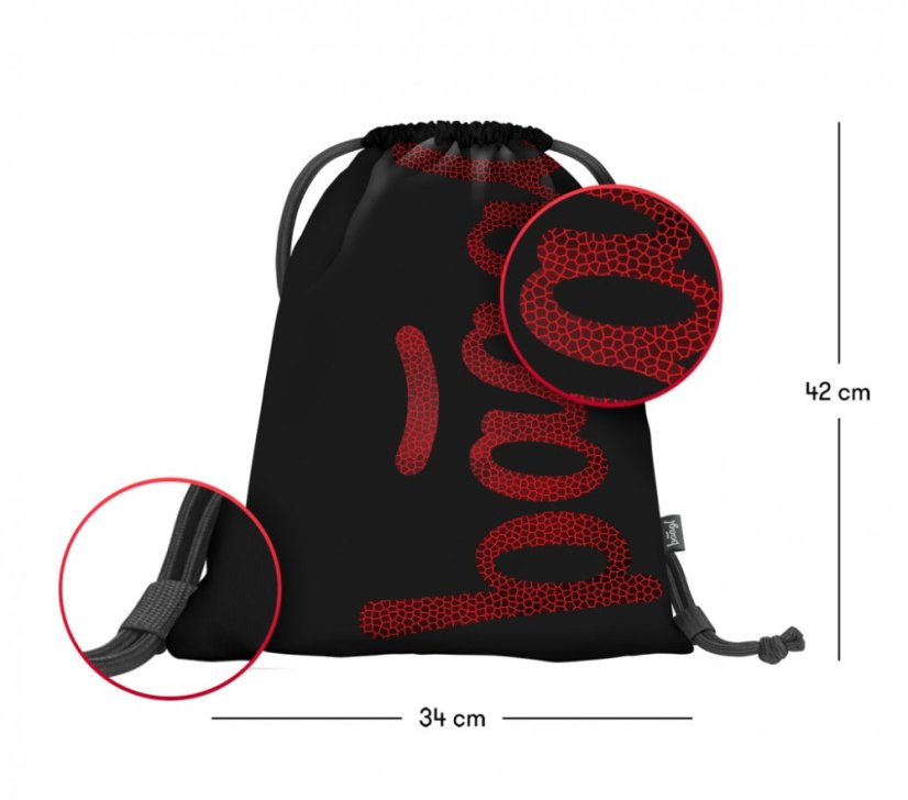 BAAGL Sáček Skate Red - Baagl