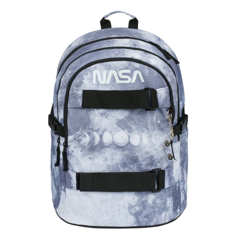 BAAGL SADA 5 Skate NASA Grey: batoh, peračník, vrecko, dosky, púzdro - Baagl