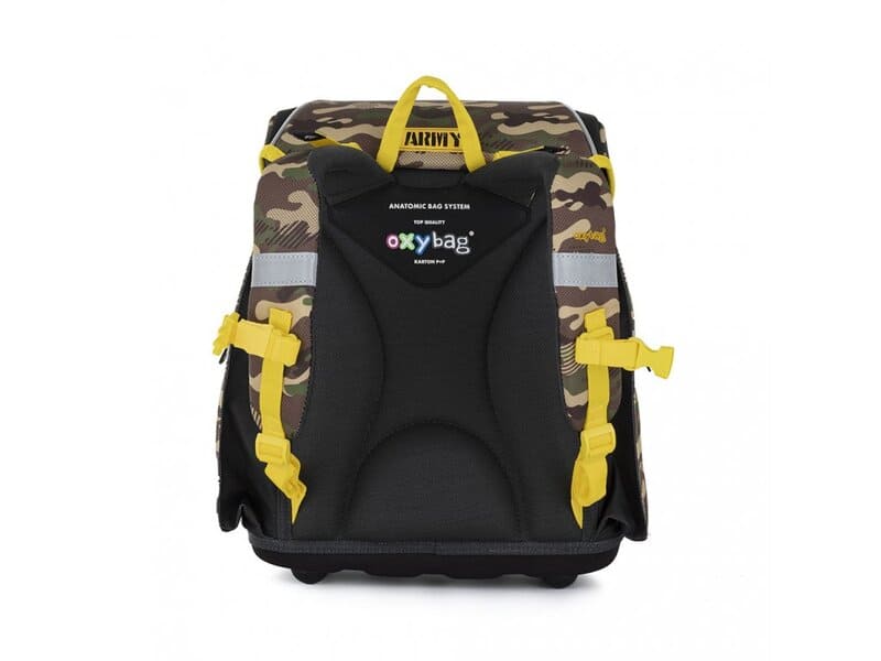 Školní aktovka v setu pro prvňáčky Oxybag PREMIUM LIGHT Helikoptéra - 3 díly