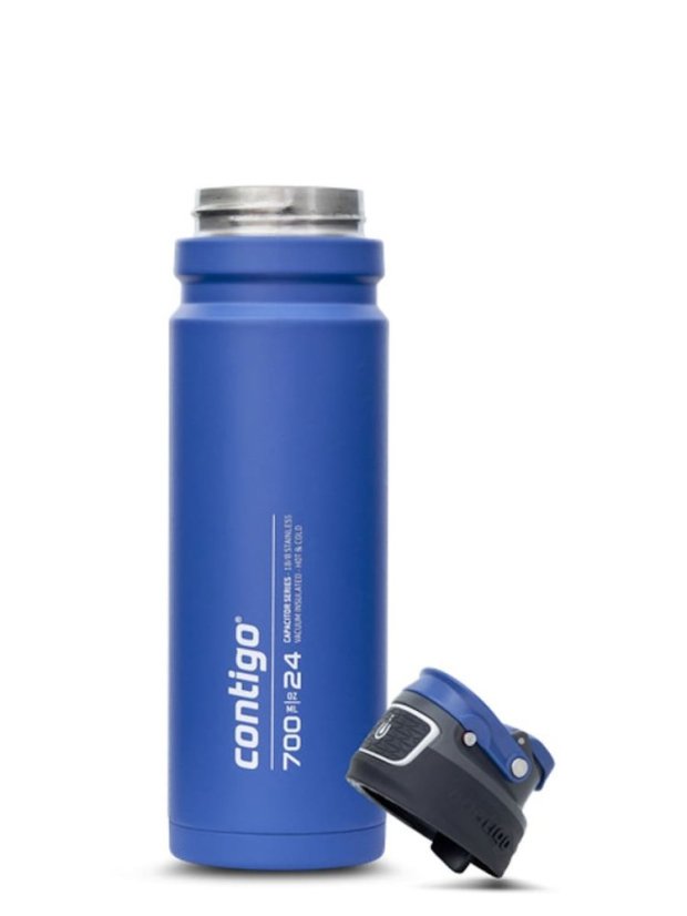 Nerezová termoláhev na pití CONTIGO Autoseal TS Free Flow 720 ml Modrá