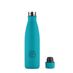 Nerezová termolahev COOL BOTTLES Vivid Turquoise třívrstvá 500 ml