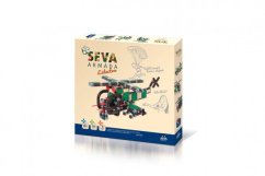 Stavebnice SEVA ARMÁDA Letectvo plast 511 dílků v krabici 35x33x5cm - SEVA