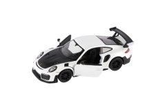 Porsche 911 GT2 RS – kovové autíčko Kinsmart 13 cm, bílé