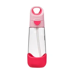 B.Box láhev na pití s brčkem 600 ml – Flamingo Fizz