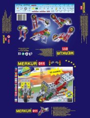 Stavebnice MERKUR 011 Motocykl 10 modelů 230 ks