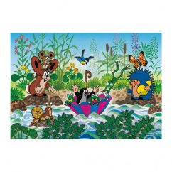 Puzzle Krtečkova plavba 100 dílků XL