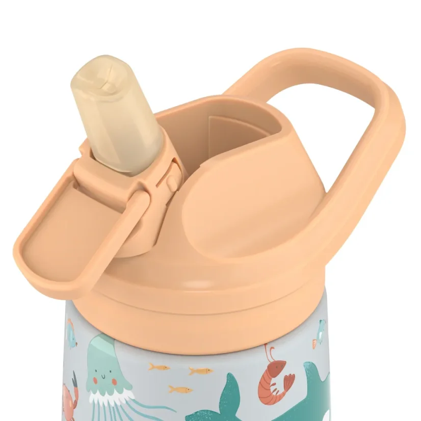 Dětská nerezová termoláhev COOL BOTTLES Kiddie Underwater World 350 ml 3D