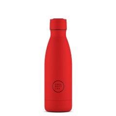 Termo fľaša z nerezovej ocele COOL BOTTLES Vivid Red trojvrstvová 350 ml