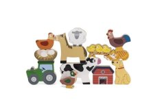 Dřevěná balanční sada farma Viga
